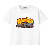 NOVEINO kids' size 36 t-shirt with colorful graphic print featuring playful design on soft cotton fabric