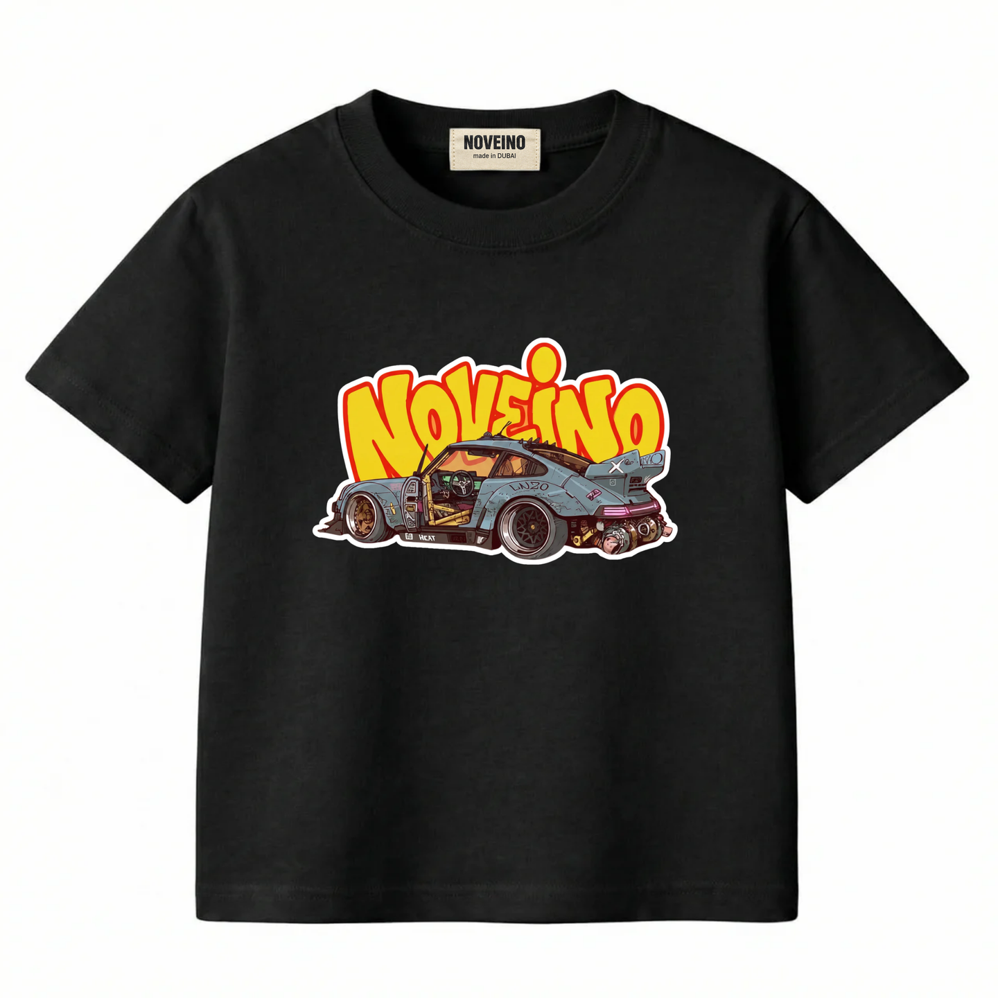 NOVEINO kids t-shirt in size 37, featuring a colorful design and soft cotton fabric, suitable for children.
