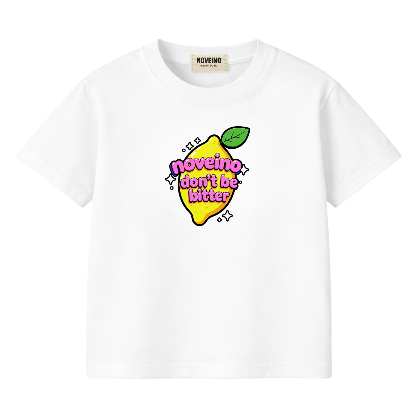 NOVEINO kids' T-shirt in size 38, featuring a colorful design, made from comfortable fabric suitable for children.