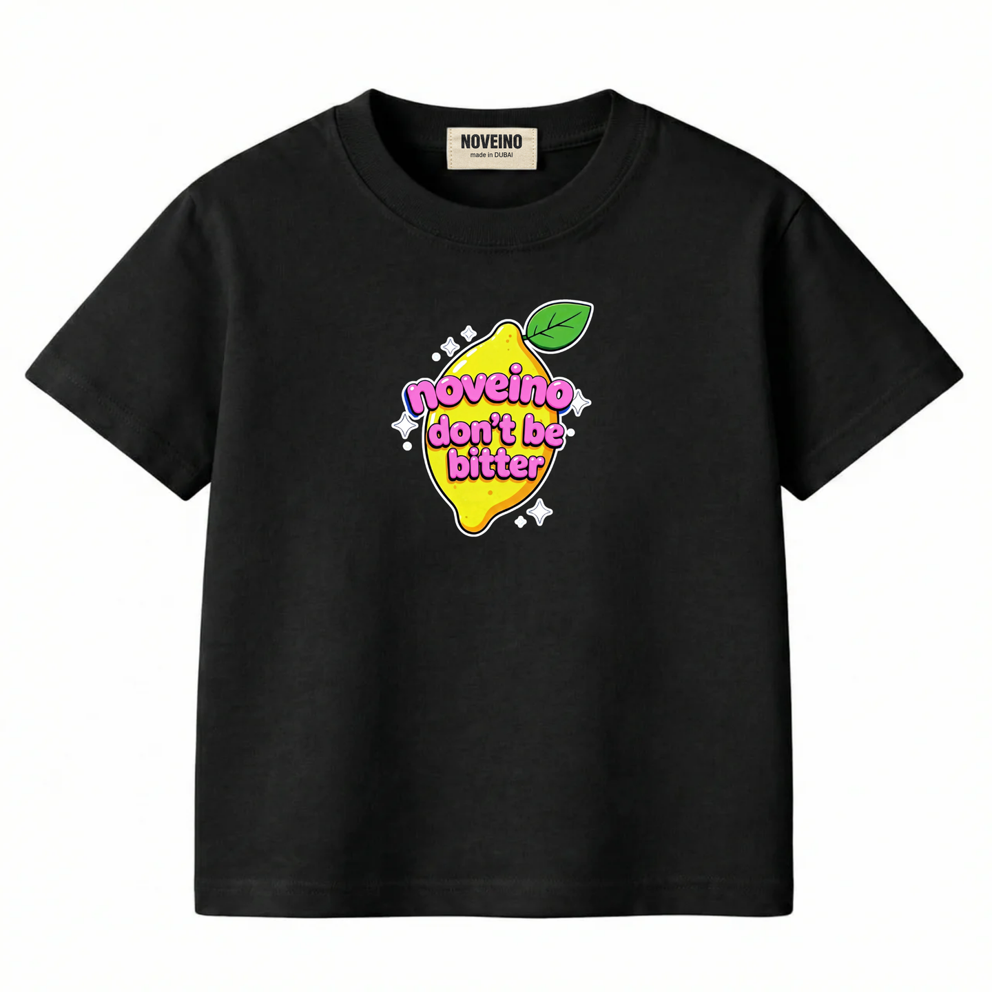 NOVEINO kids t-shirt with colorful graphic design, soft fabric, and comfortable fit for children, in size 39.