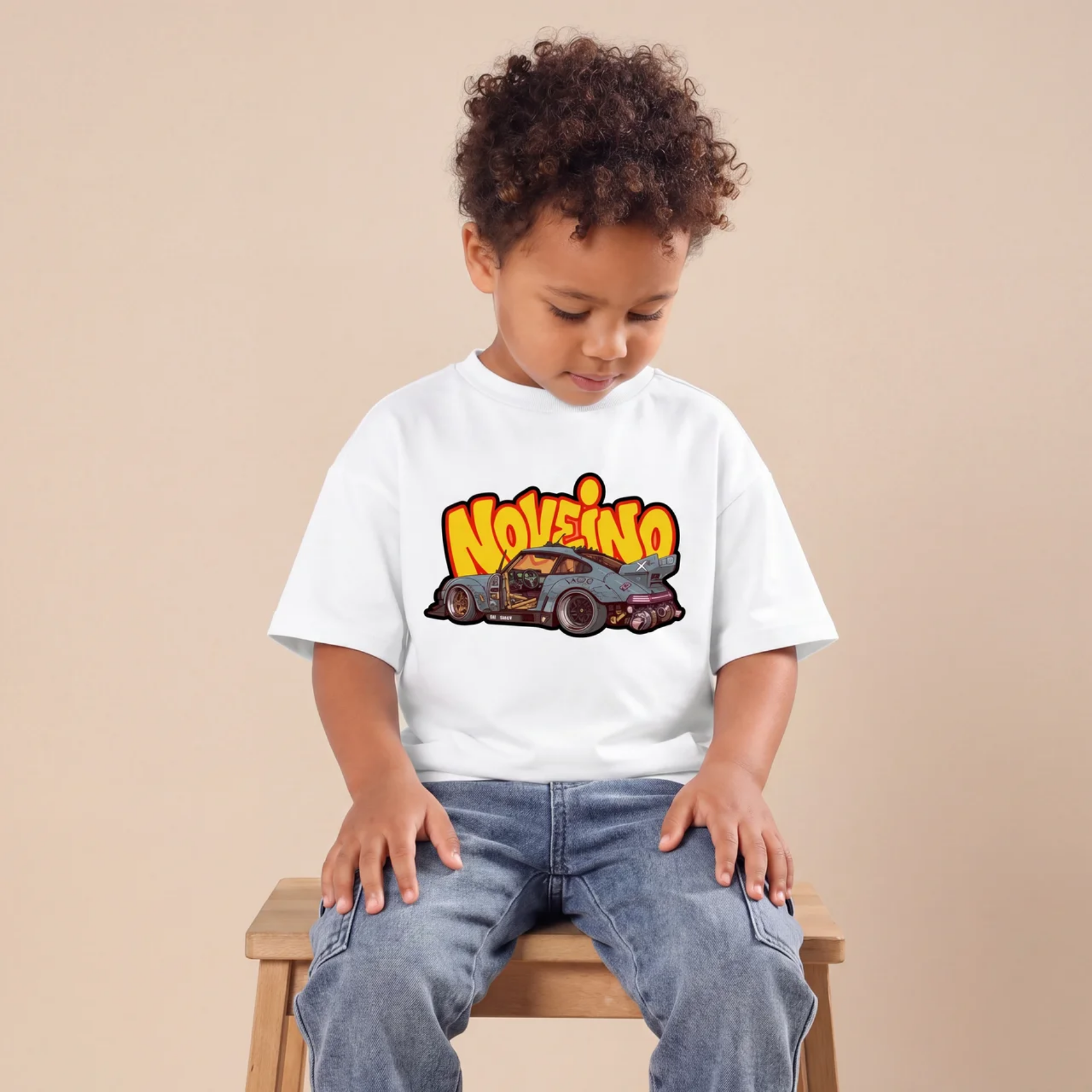 NOVEINO kids T-shirt size 36 in vibrant colors, featuring playful design suitable for children.