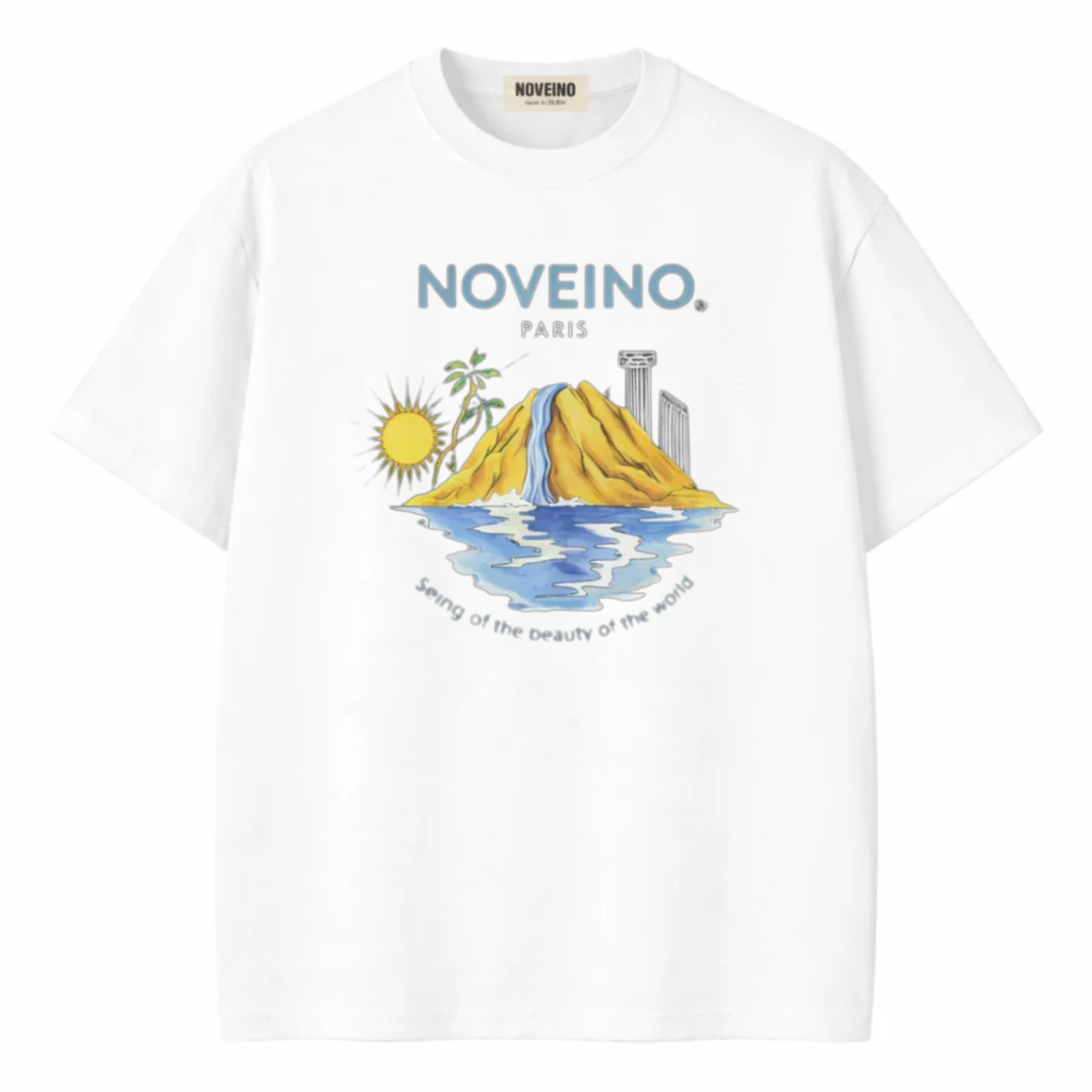 NOVEINO Beatles memorabilia flux collectible item with distinct design, displayed on a plain background.