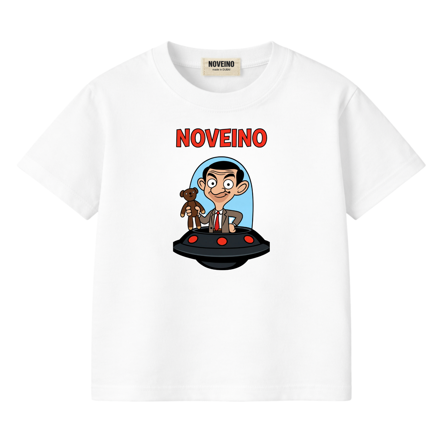 NOVEINO Kids #46 t-shirt featuring a colorful graphic design, made from soft fabric, perfect for children.