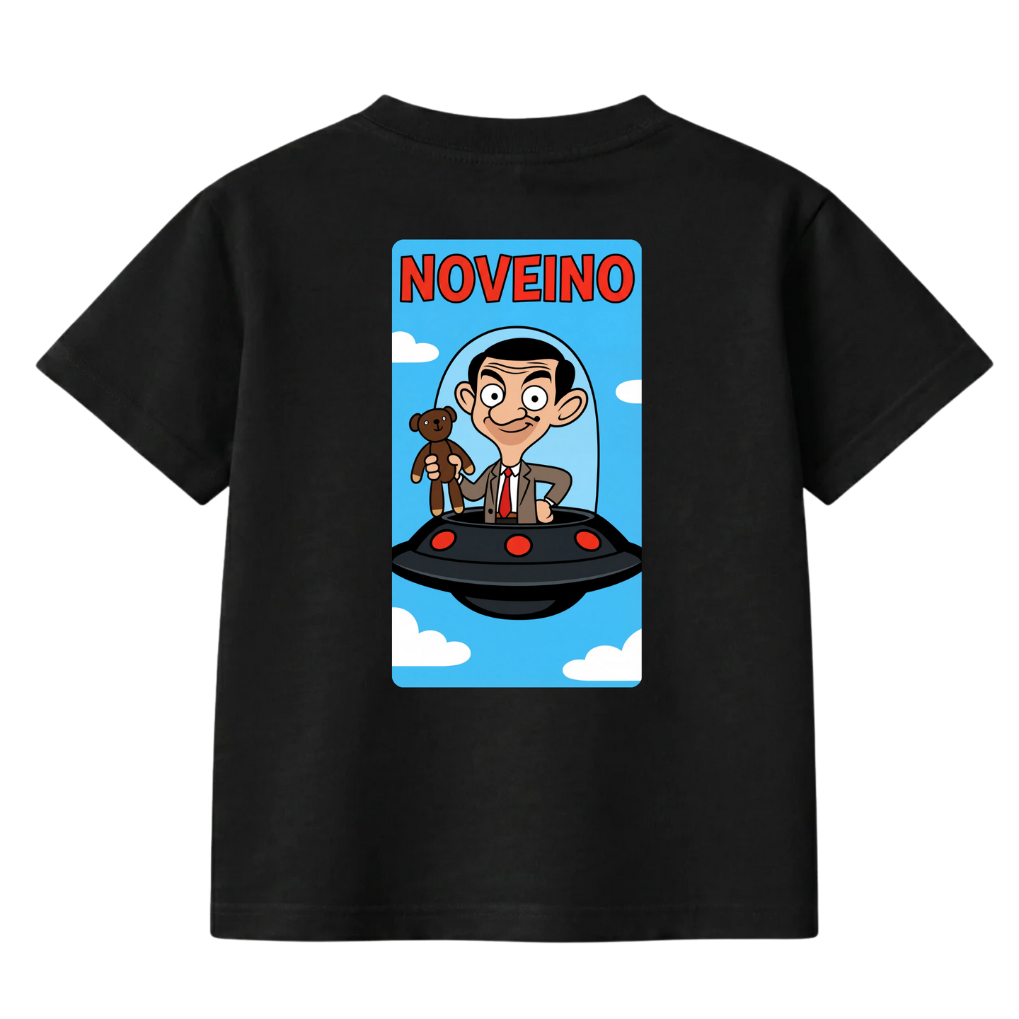 NOVEINO Kids #47 T-shirt featuring colorful graphic print, soft fabric, and comfortable fit for children.