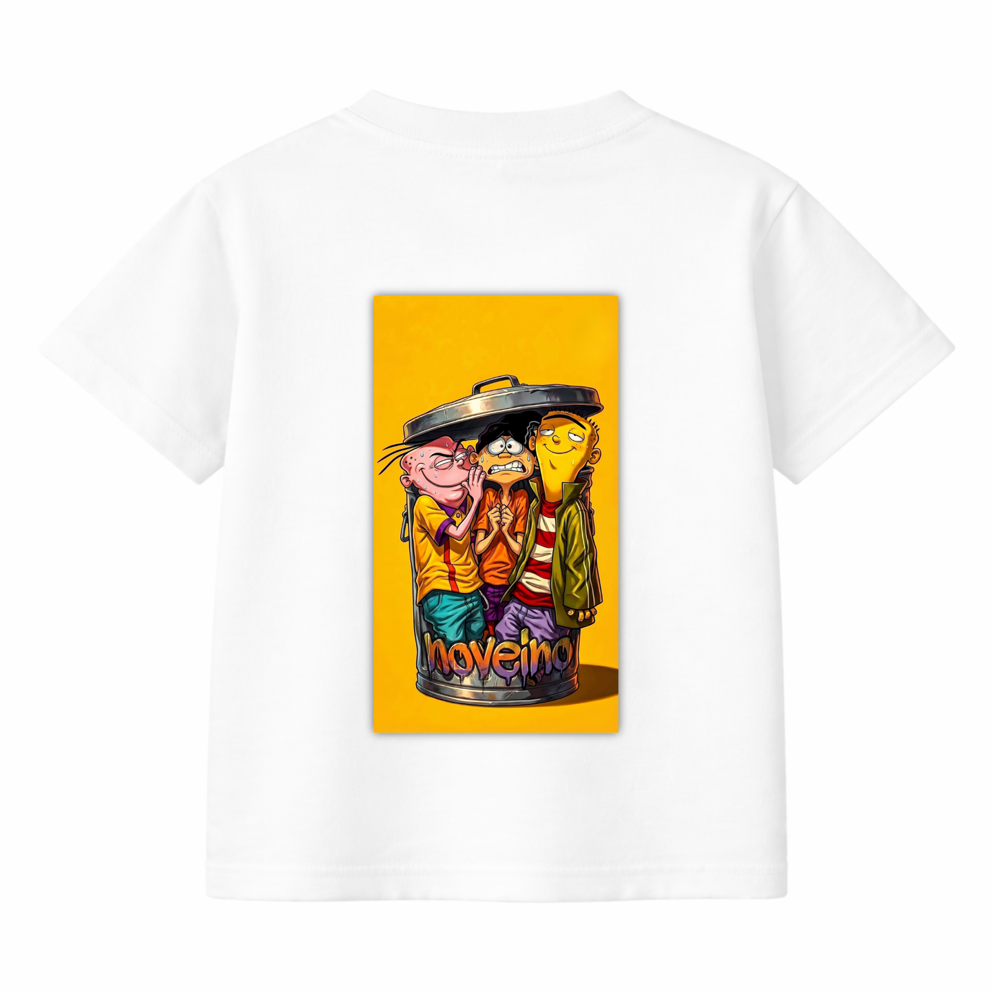 NOVEINO kids' T-shirt in size 48 with colorful graphic design, made of soft fabric, perfect for young children.