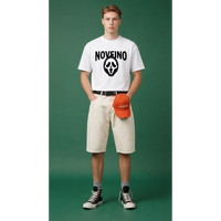 NOVEINO Monarque t-shirt featuring a stylish design, black fabric, and comfortable fit, displayed on a plain background.