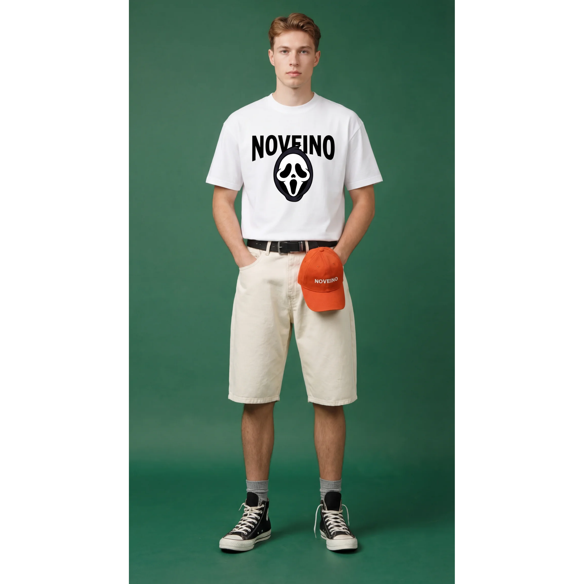 NOVEINO Monarque t-shirt featuring a stylish design, black fabric, and comfortable fit, displayed on a plain background.