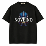 NOVEINO Prime T-shirt in black, featuring a classic crew neck and minimalist design, made from soft, comfortable fabric.