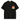NOVEINO Forma t-shirt with crew neck and short sleeves, black cotton fabric, casual fit, front logo design.