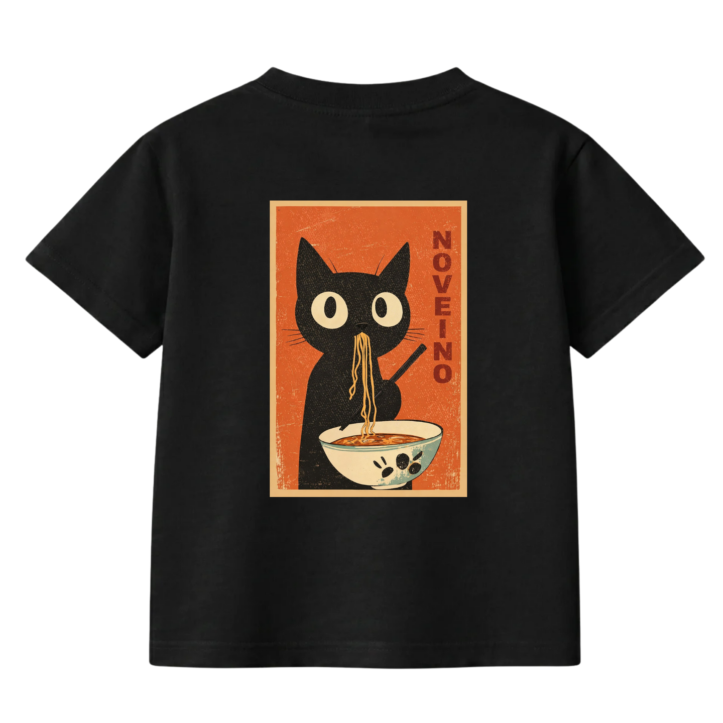 NOVEINO kids #6 t-shirt featuring a colorful graphic design on soft cotton fabric for children.