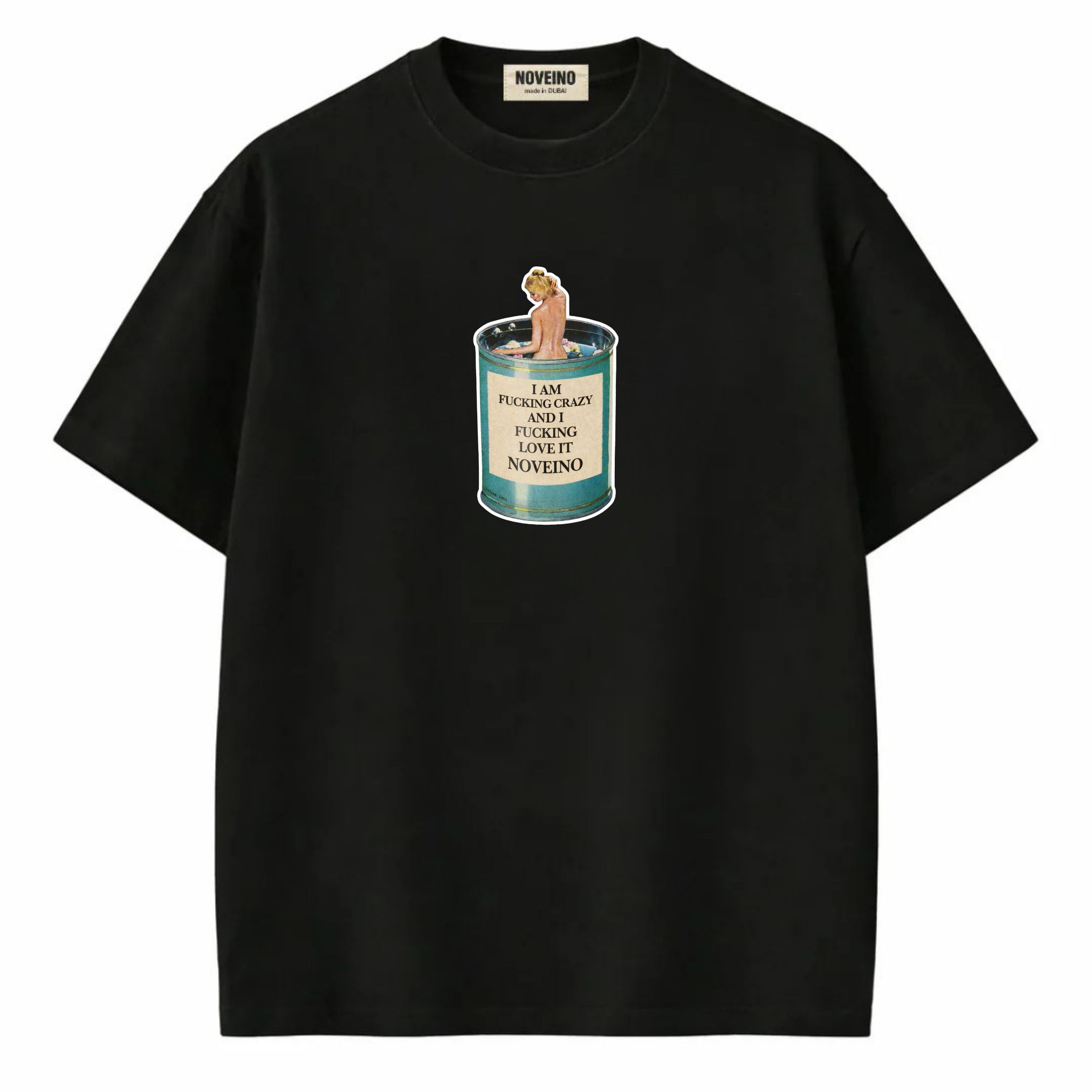 NOVEINO Hot Milf Beatles memorabilia featuring colorful vintage-style graphic design on a rectangular item.
