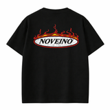 NOVEINO Heaven Flames Beatles memorabilia featuring a decorative item with vibrant flames and artistic design.
