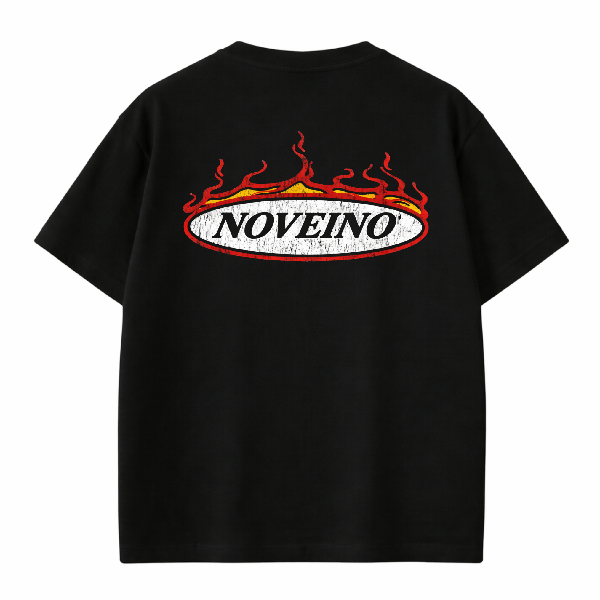 NOVEINO Heaven Flames Beatles memorabilia featuring a decorative item with vibrant flames and artistic design.