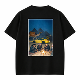NOVEINO camel T-shirt featuring a realistic camel graphic on soft, comfortable fabric, ideal for casual wear.