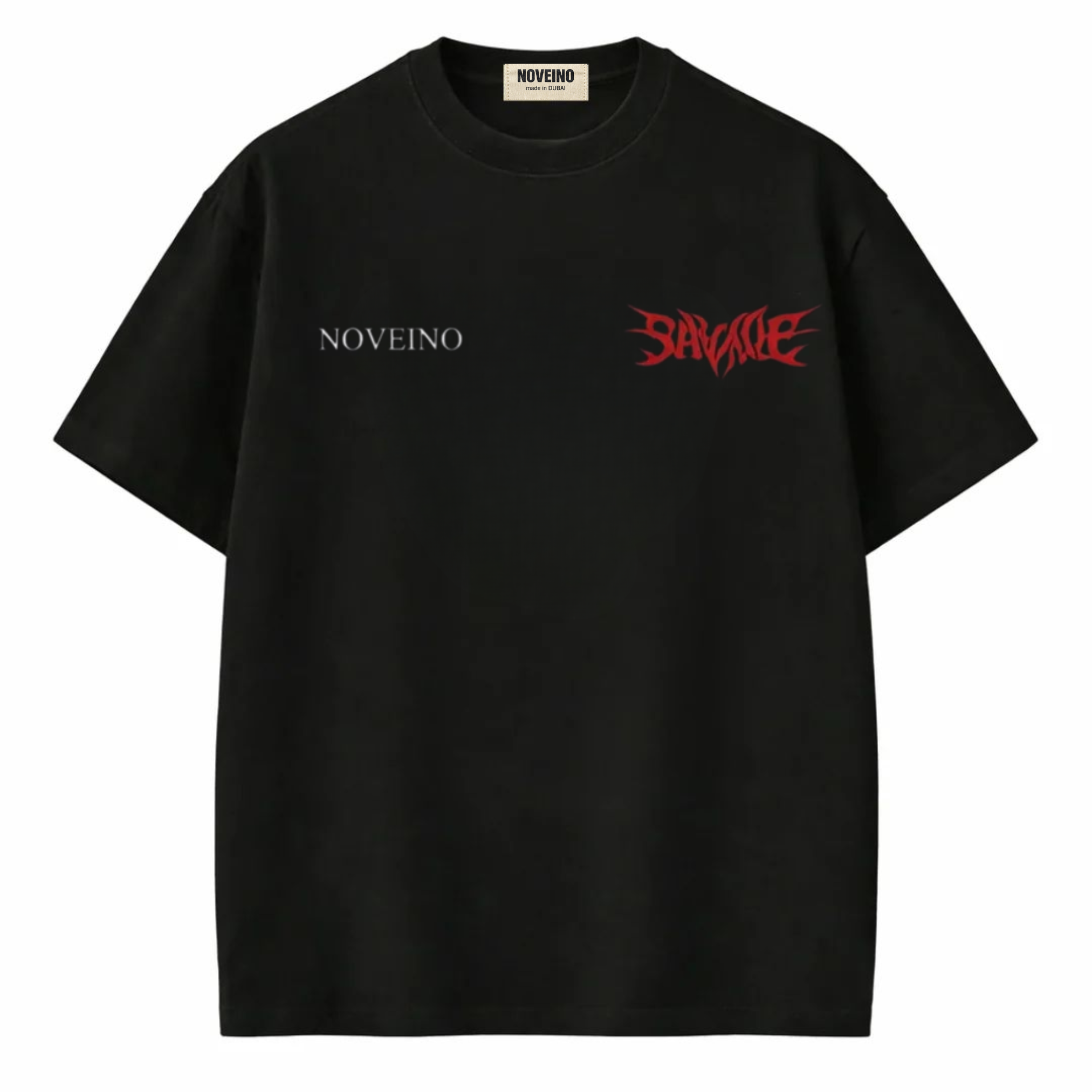 NOVEINO Mythos t-shirt featuring a comfortable fit and stylish design, displayed on a plain background.
