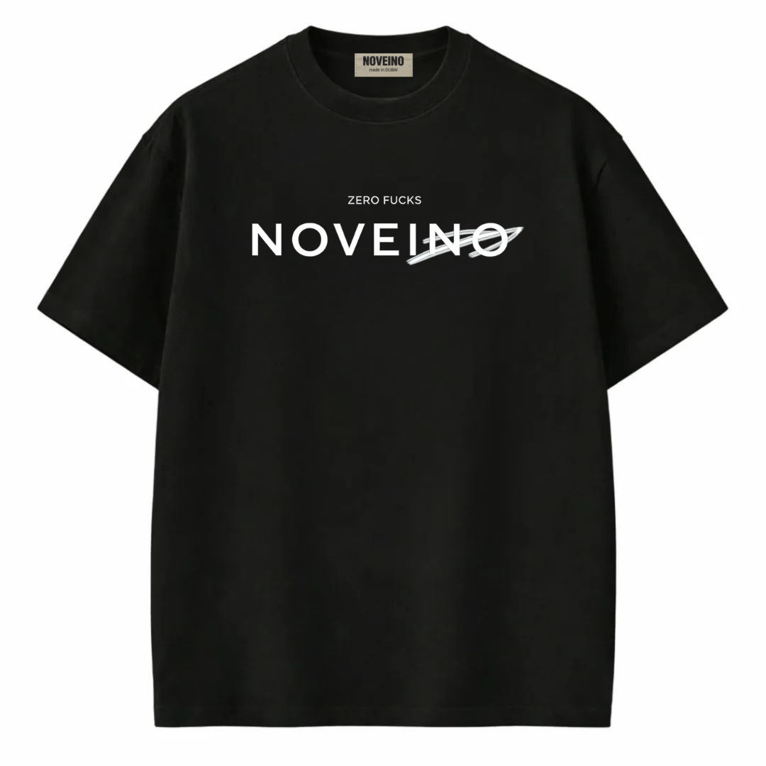 Noveino Zero t-shirt featuring a stylish, casual design with the NOVEINO branding displayed on the front.