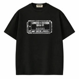 NOVEINO Edition No. 01 t-shirt featuring a stylish design, displayed on a hanger with a plain background.