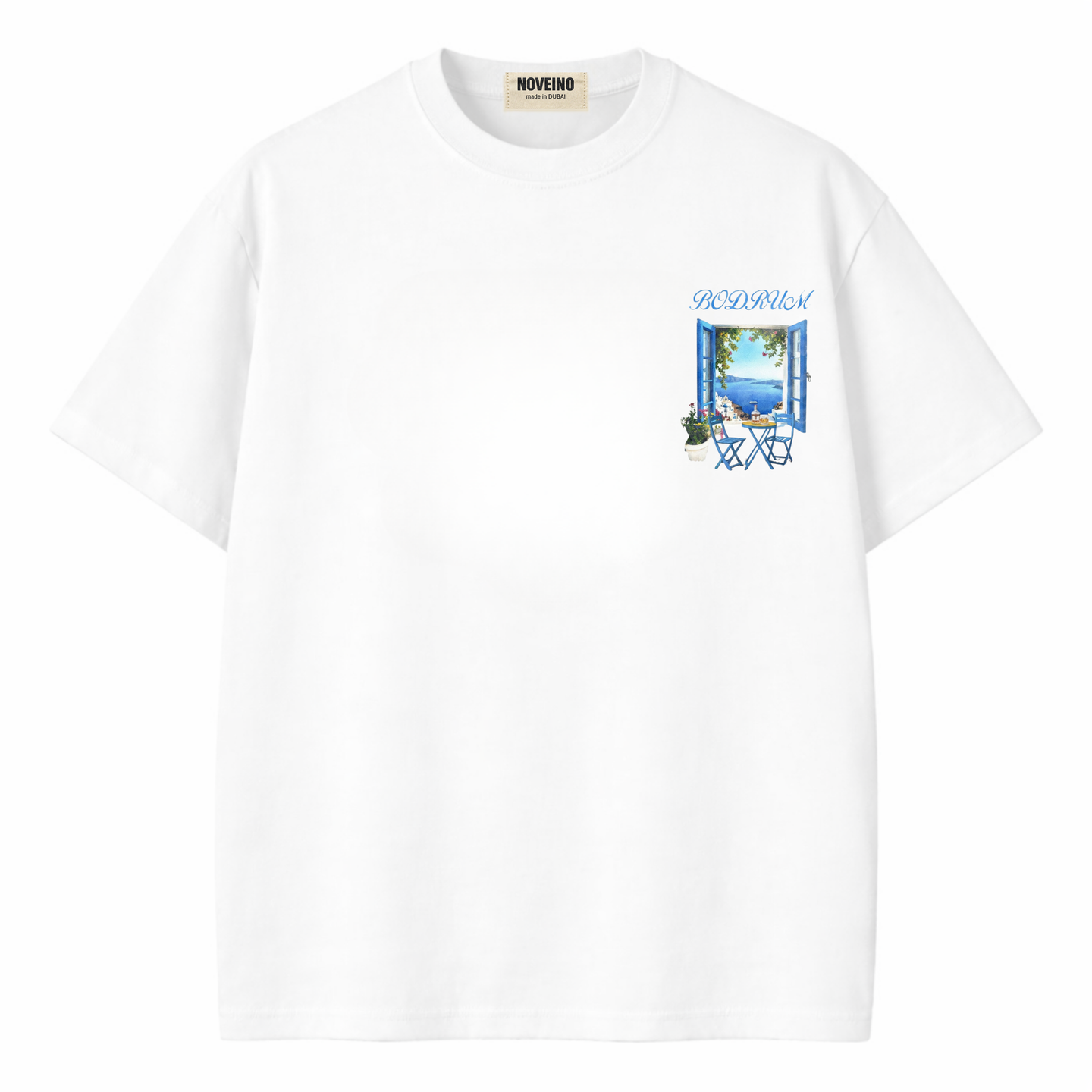 Blue Ocean NOVEINO t-shirt featuring a vibrant ocean-inspired design, casual fit, and comfortable fabric.