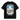 Blue NOVEINO Ocean T-shirt with ocean wave graphic, soft cotton fabric, casual fit, and vibrant blue color.