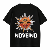 NOVEINO Beatles memorabilia featuring "Slutty Sun" design on a collectible item, showcasing vibrant colors and Beatles-themed artwork.