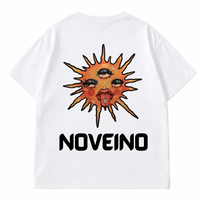 NOVEINO Slutty Sun Beatles memorabilia pin featuring a colorful sun design on a metal backing.