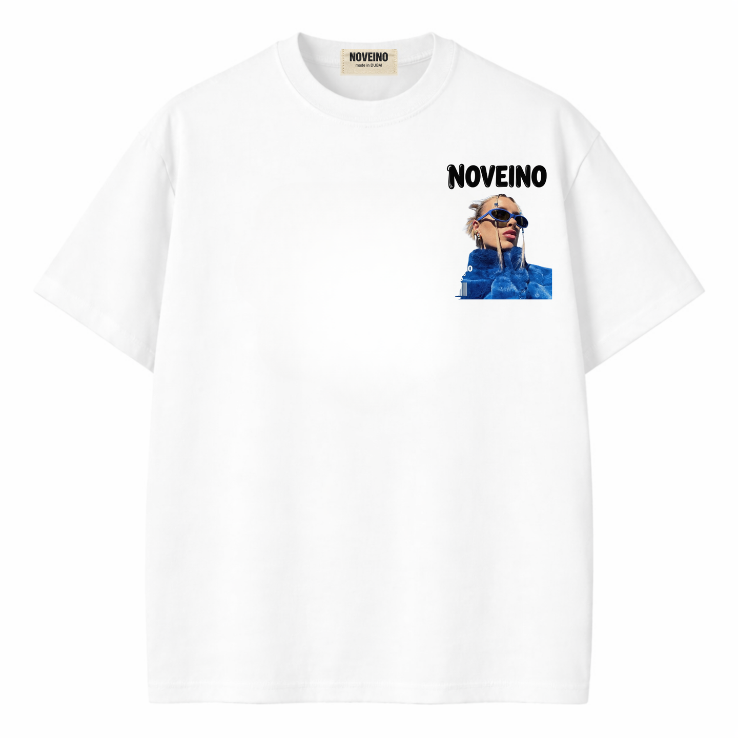 Blue spirit Beatles memorabilia by NOVEINO, featuring a detailed figurine or item representing the iconic band's style.
