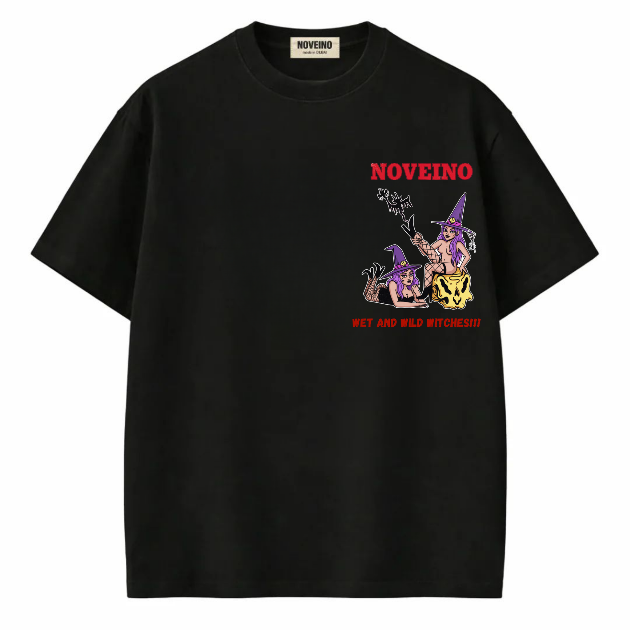 Wild witches themed Beatles memorabilia by NOVEINO featuring vintage-inspired illustrations and unique artistic design.