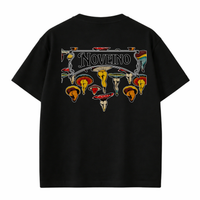 NOVEINO Beatles memorabilia featuring a decorative mushroom collectible, detailed design and vibrant colors on a white background.