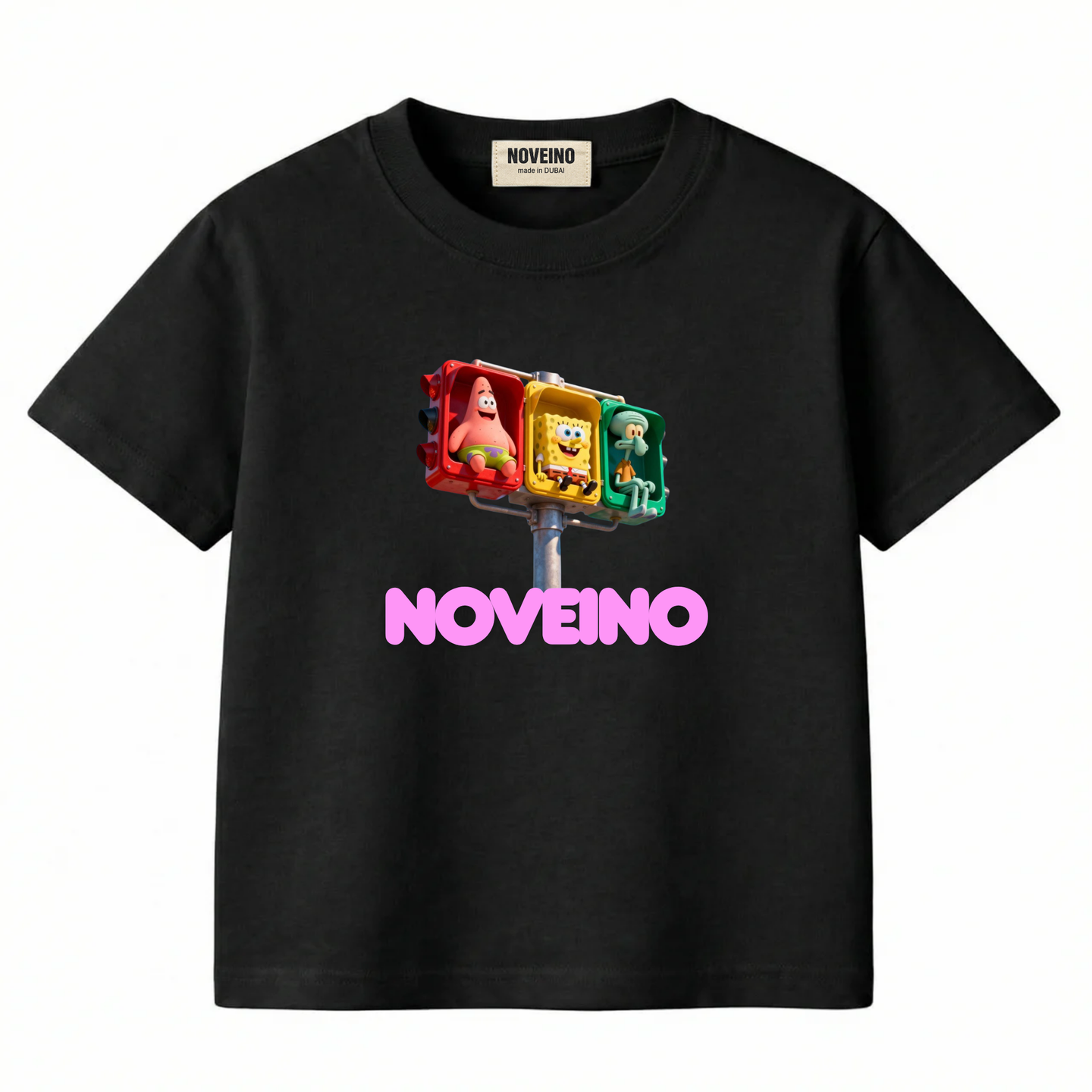 NOVEINO Kids T-shirt in size 12, featuring a colorful design on soft fabric, perfect for boys and girls.
