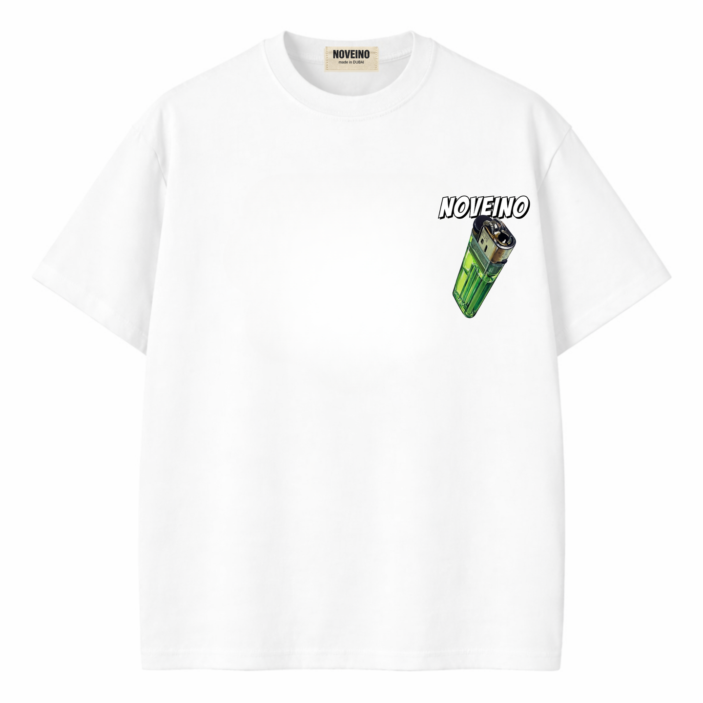 NOVEINO Beatles memorabilia lighter with classic band logo design, metallic finish, and compact size for collectors.