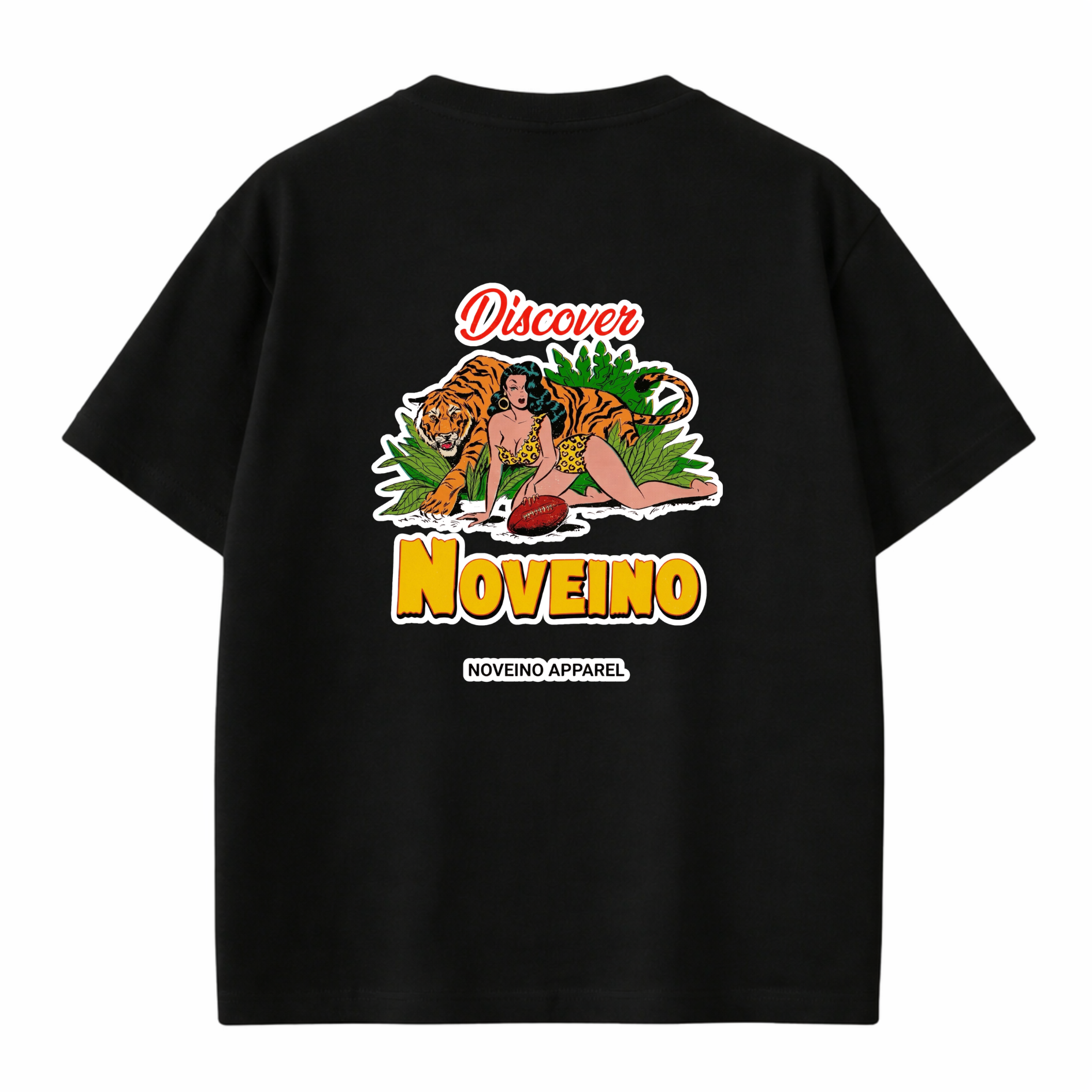 Rumble Jungle Beatles memorabilia by NOVEINO featuring vibrant jungle-themed design and iconic imagery from the band.