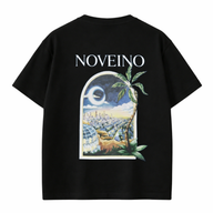 NOVEINO night sky Beatles memorabilia with celestial design featuring stars and moon, suitable for collectors and fans.
