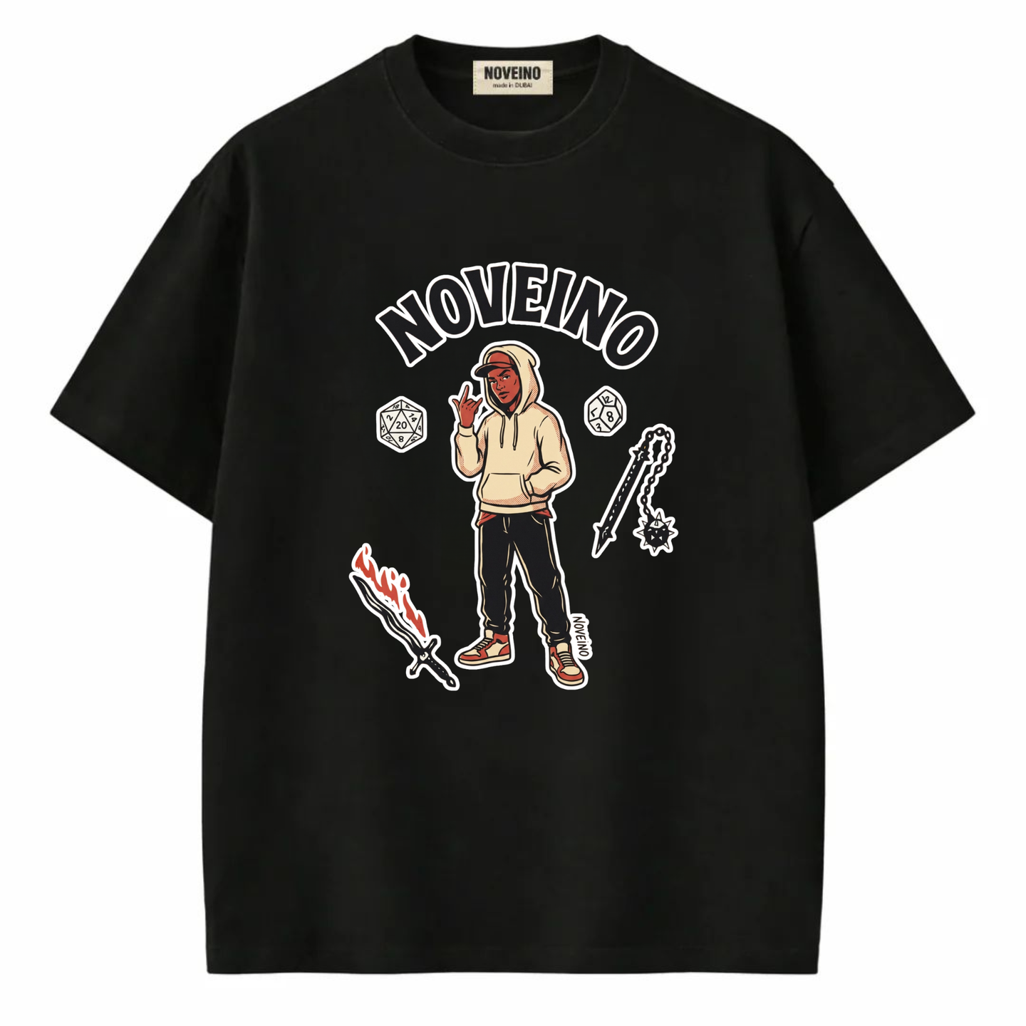 NOVEINO Beatles memorabilia featuring D n D collectible item, with detailed design and vibrant colors in the image.