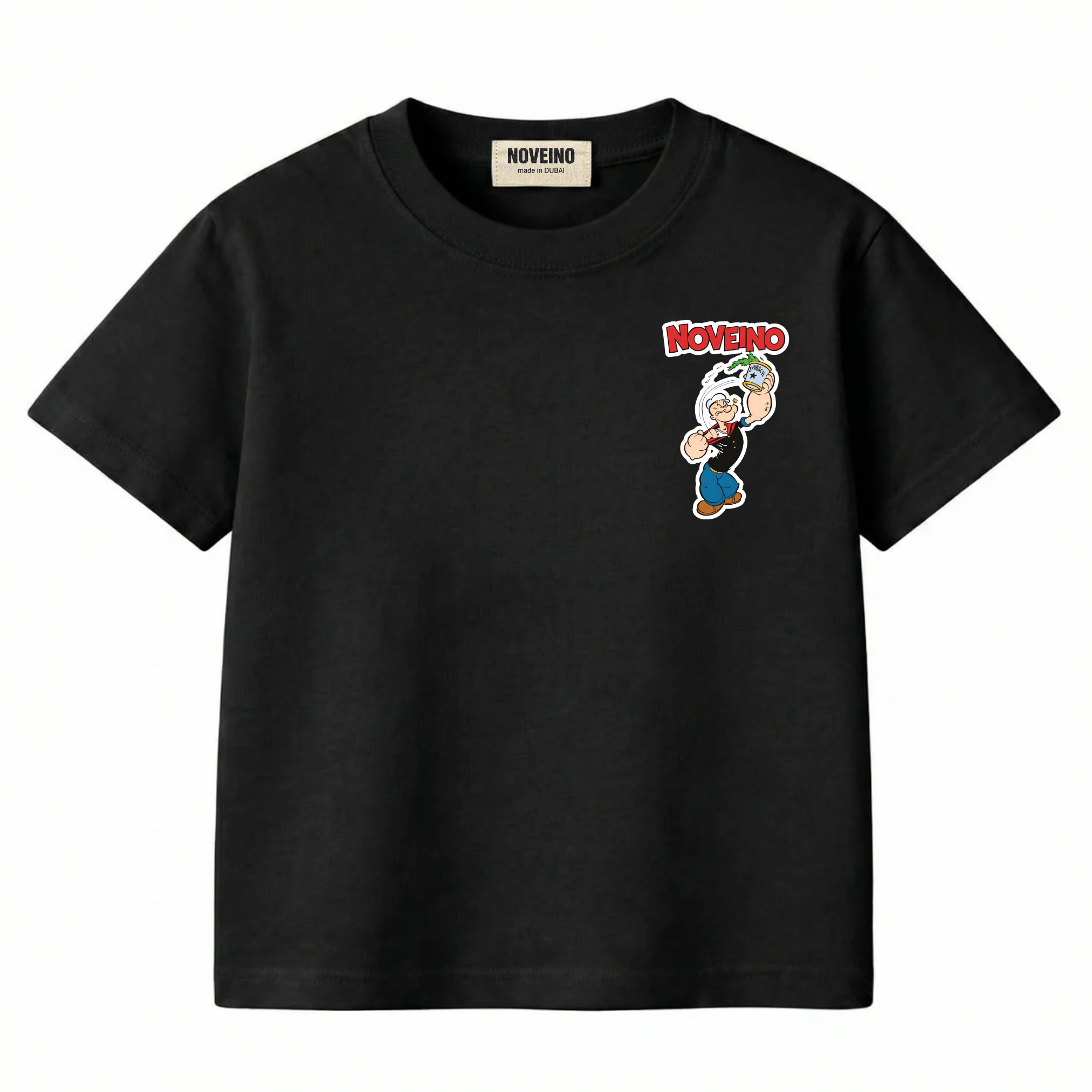 NOVEINO Kids #16 t-shirt featuring a colorful design, made of soft fabric, perfect for children’s casual wear.