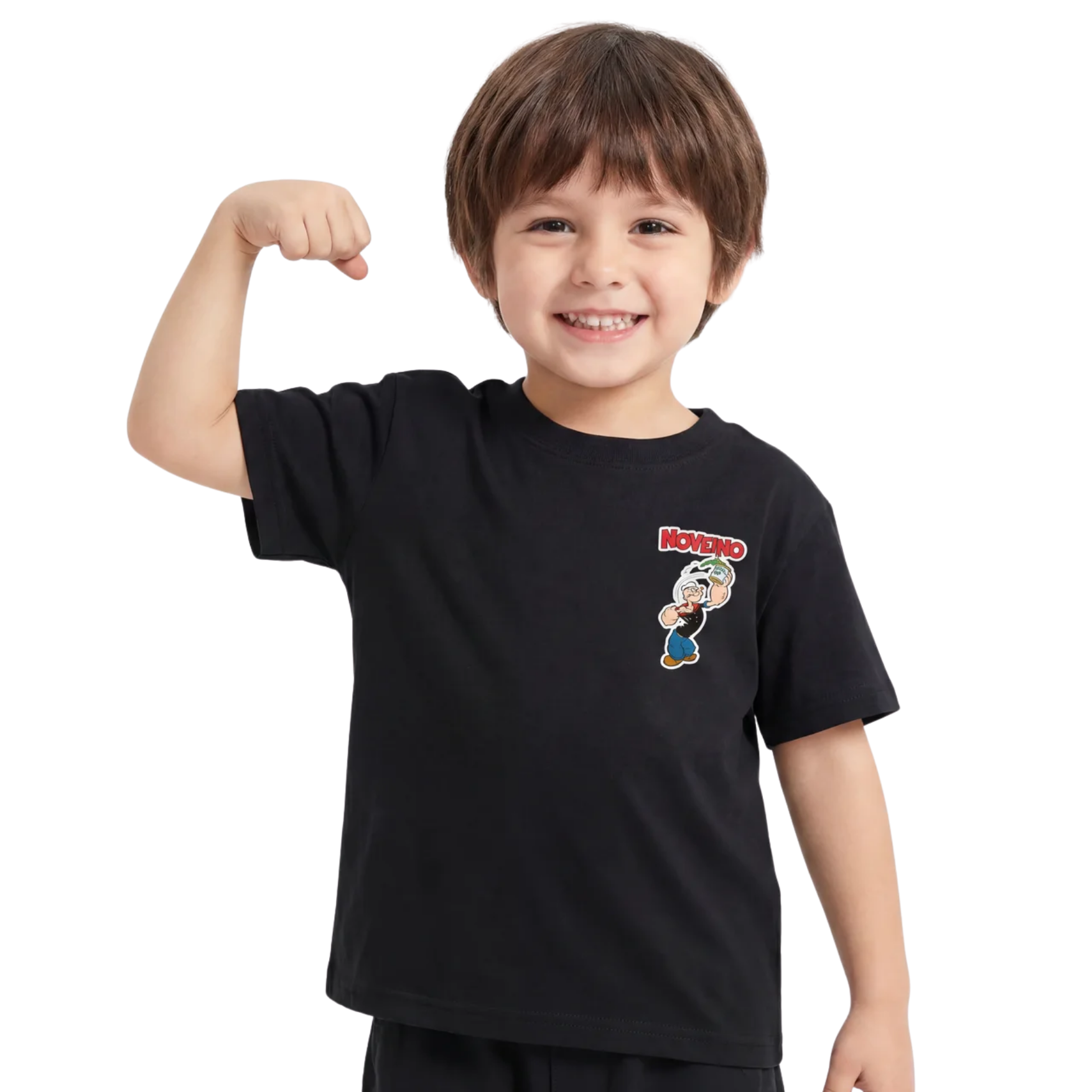 NOVEINO kids' T-shirt featuring colorful graphic design, comfortable cotton fabric, perfect for children's casual wear.