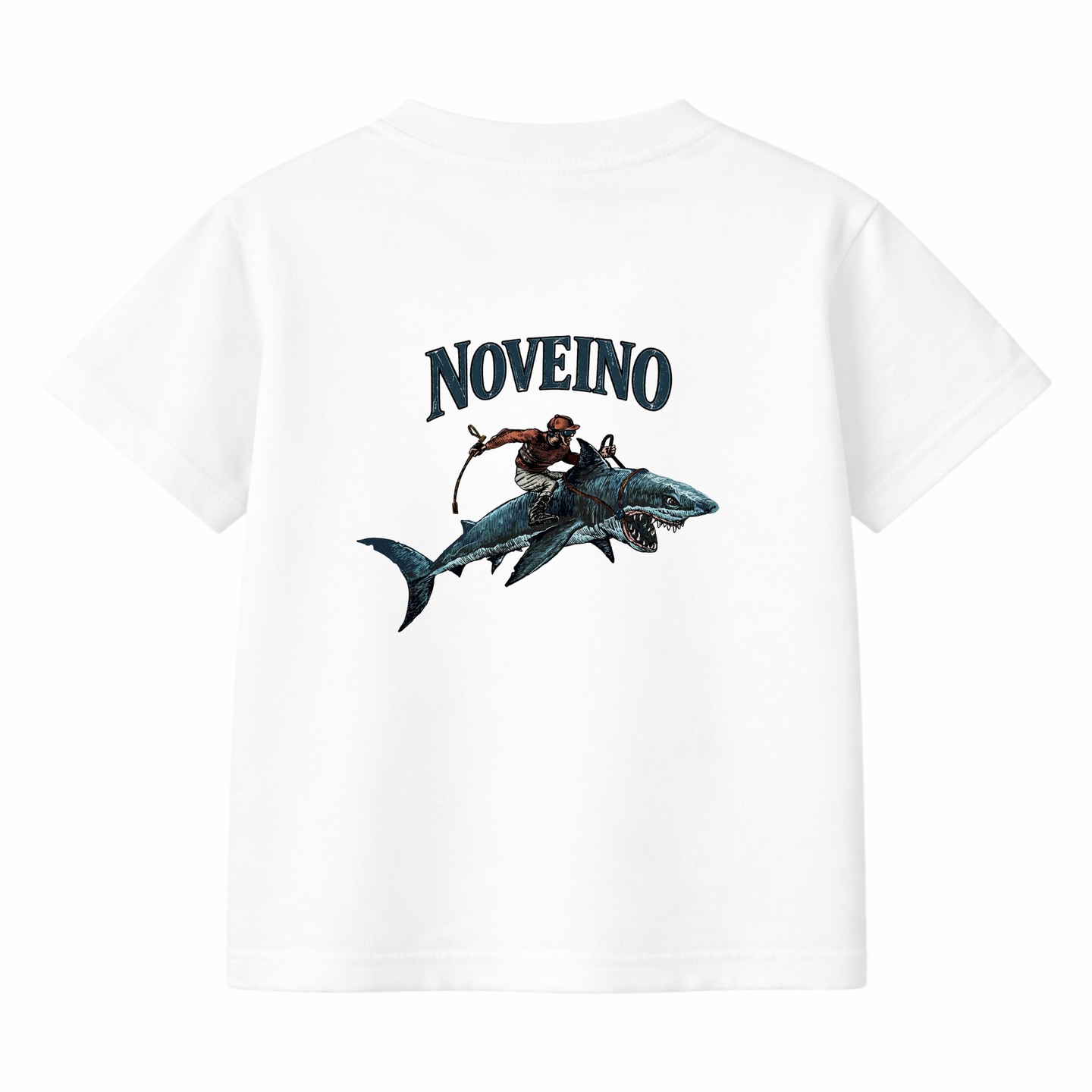 NOVEINO kids t-shirt with colorful graphic print, soft fabric, and comfortable fit for children, featuring the NOVEINO brand design.