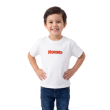 NOVEINO Kids T-shirt with colorful graphic design on white fabric, casual style for children.