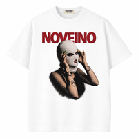 NOVEINO Vice t-shirt in black with graphic design, casual fit, and short sleeves, displayed on a plain background.