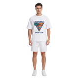 NOVEINO Tennis Club t-shirt in white with tennis ball graphic, casual fit, perfect for tennis enthusiasts and sportswear.