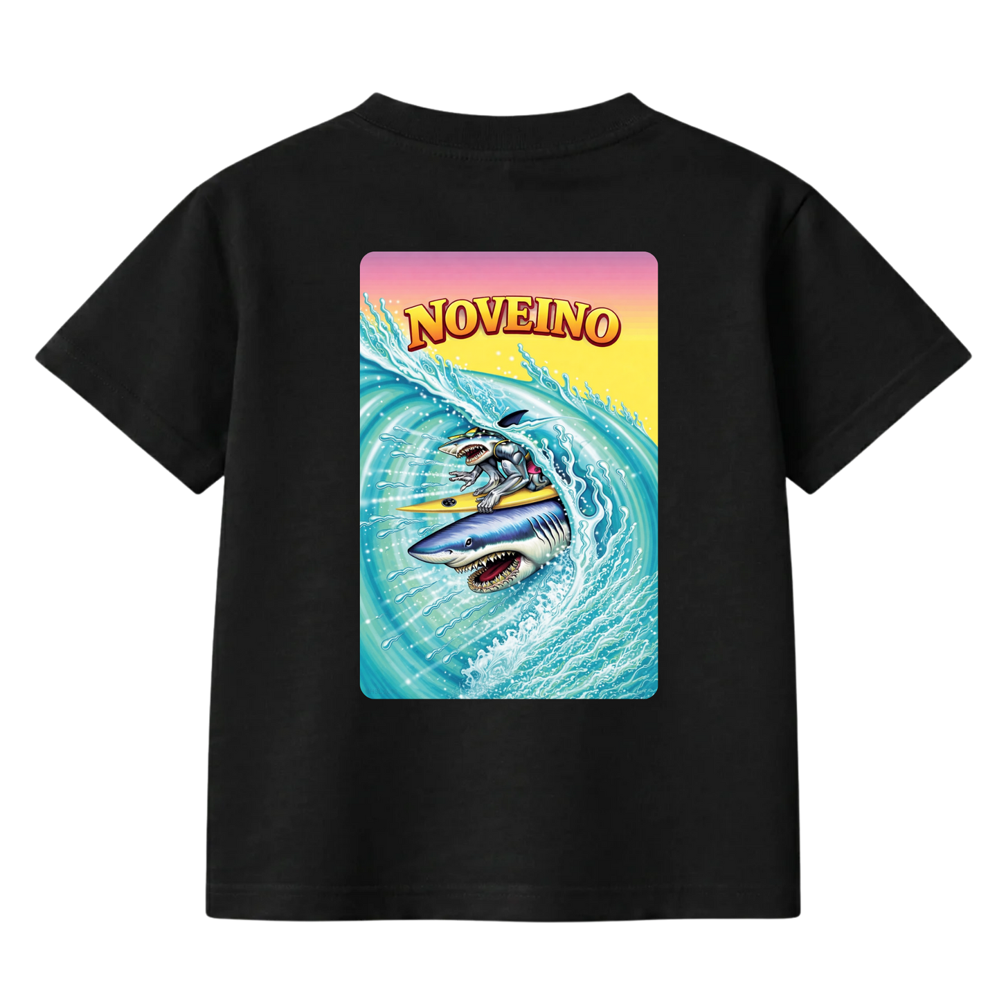 NOVEINO Kids #21 t-shirt featuring colorful graphic design, casual fit, and soft fabric for comfortable kids' wear.