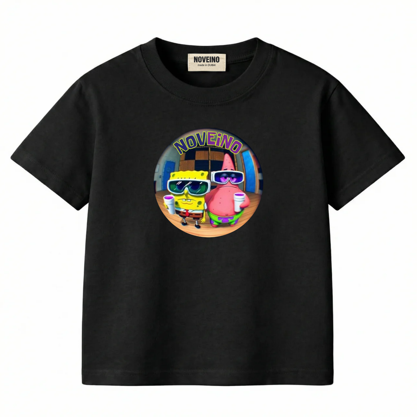 NOVEINO Kids # 27 t-shirt featuring a colorful, playful design for children, made of soft, comfortable fabric.