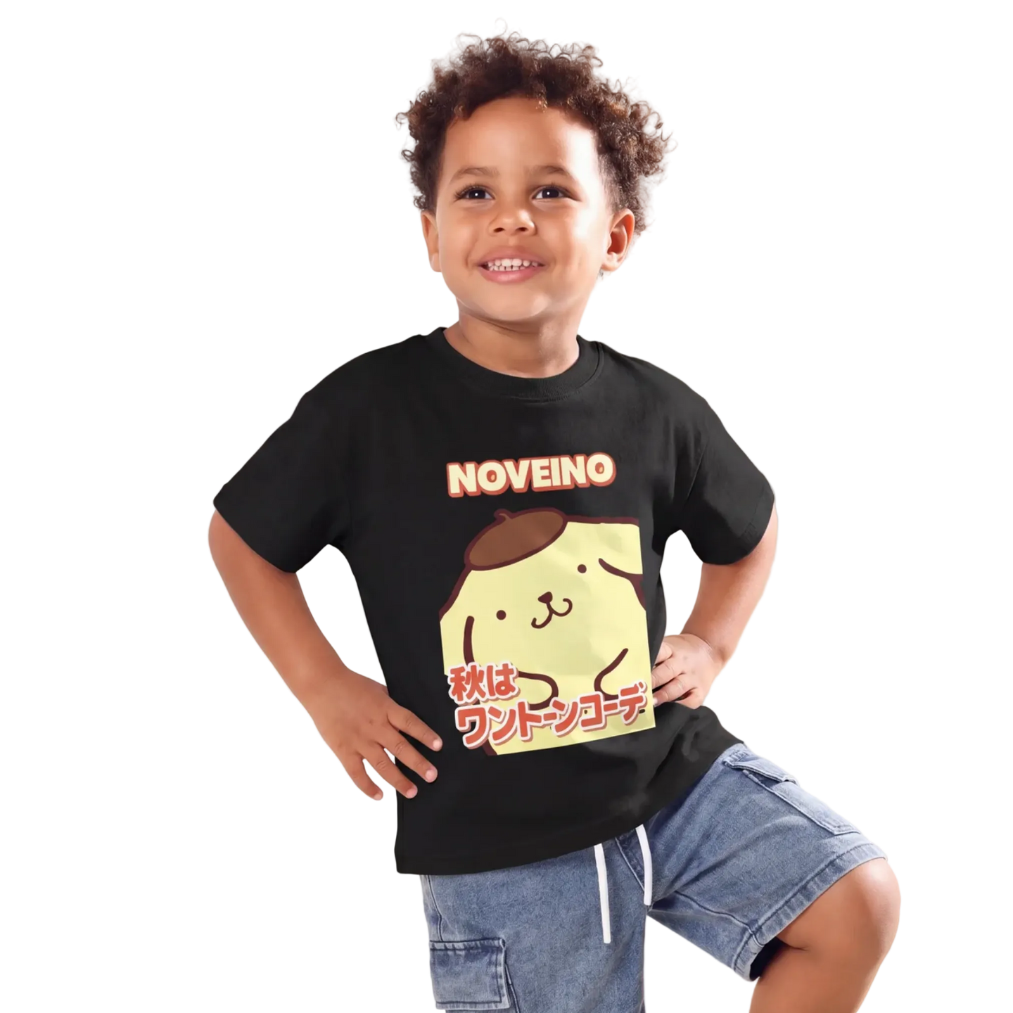 NOVEINO Kids #2 t-shirt featuring a colorful graphic design, made of soft fabric, perfect for children’s casual wear.