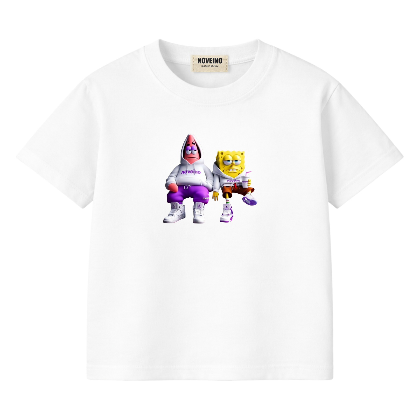 NOVEINO Kids #28 t-shirt featuring colorful graphic design, made for children, in a casual and comfortable style.