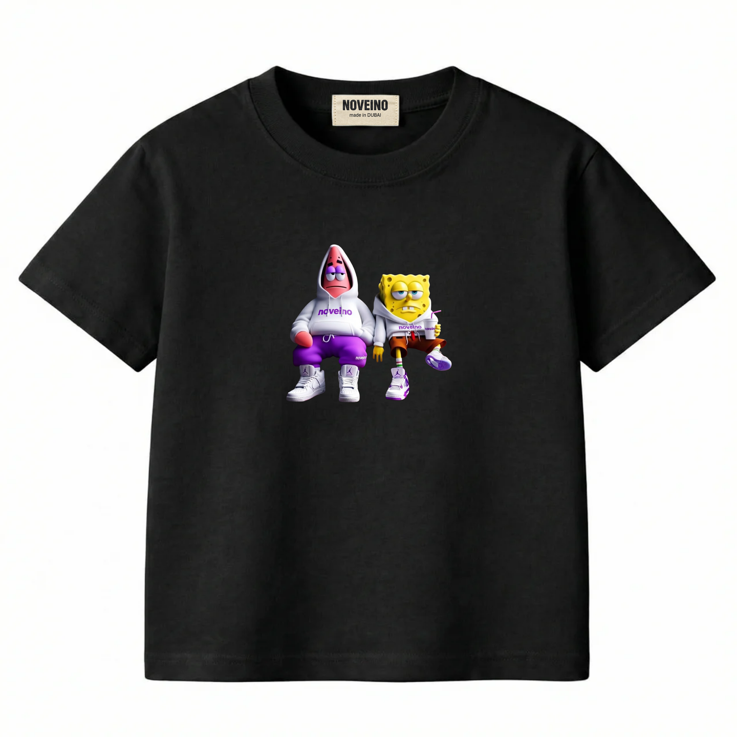 NOVEINO Kids #29 t-shirt featuring a colorful graphic design, soft cotton fabric, and a comfortable fit for children.