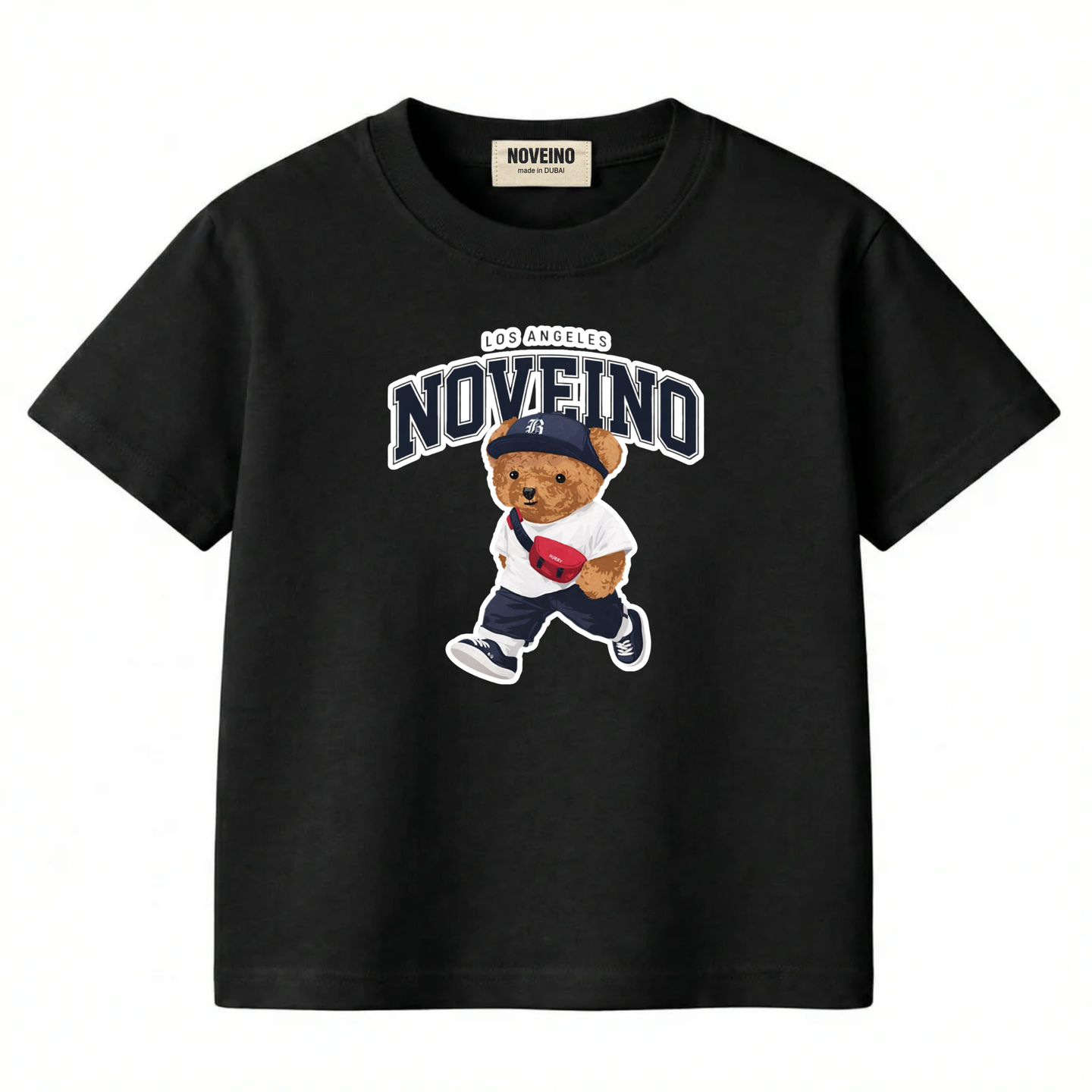 NOVEINO Kids #31 t-shirt featuring a colorful graphic design on a comfortable cotton fabric.