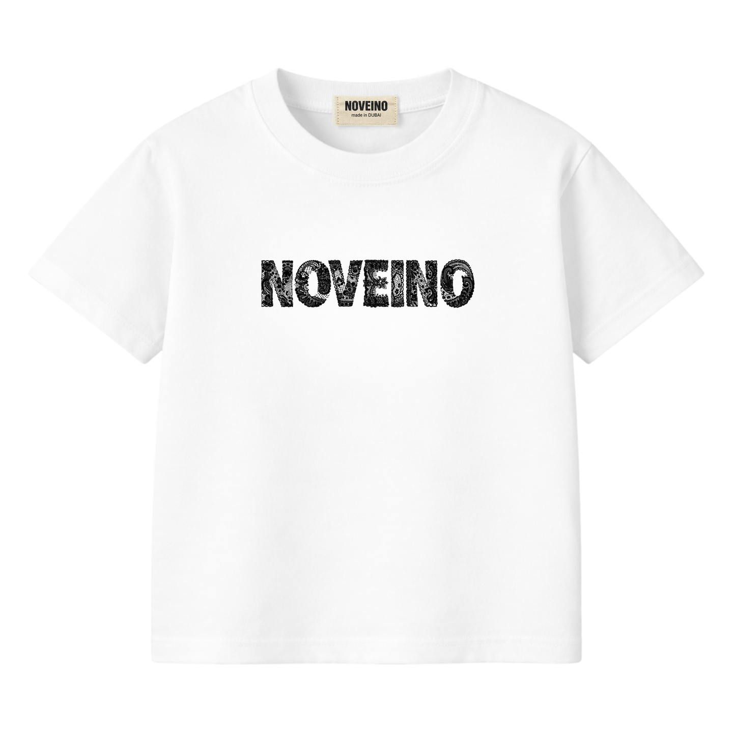 NOVEINO kids t-shirt in size 34, featuring a colorful print and soft cotton fabric, perfect for children's casual wear.