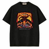 NOVEINO Hellfire Club Beatles memorabilia, vintage-style badge with intricate design and the band's iconic imagery.