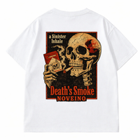 NOVEINO Inhale T-shirt featuring a minimalist graphic design, displayed on a neutral background.