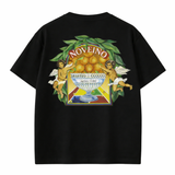 NOVEINO Beatles memorabilia featuring a collection of fresh oranges in a vibrant display.