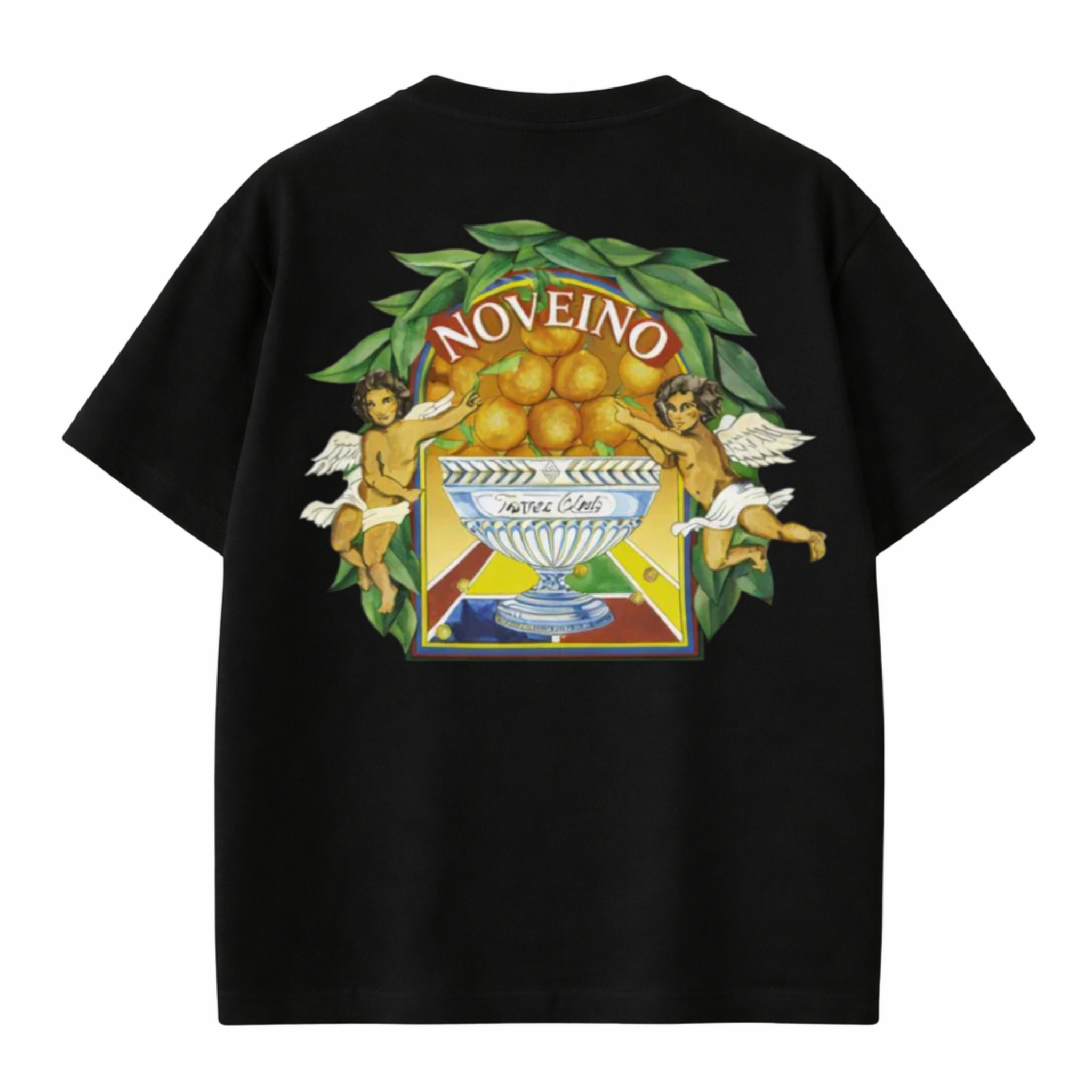 NOVEINO Beatles memorabilia featuring a collection of fresh oranges in a vibrant display.
